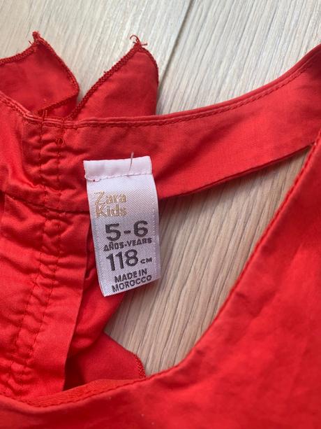 Šaty zn. zara veľ 118 (5-6r.), zara,122