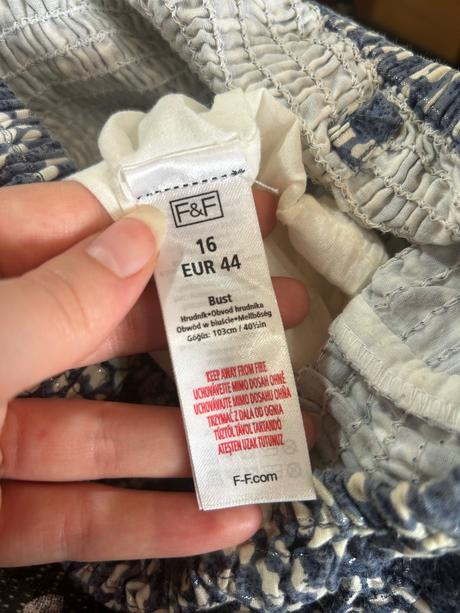 Dámske letné šaty, f&f,44