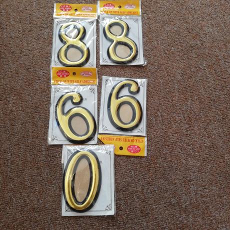 Číslice na dom 5ks, 