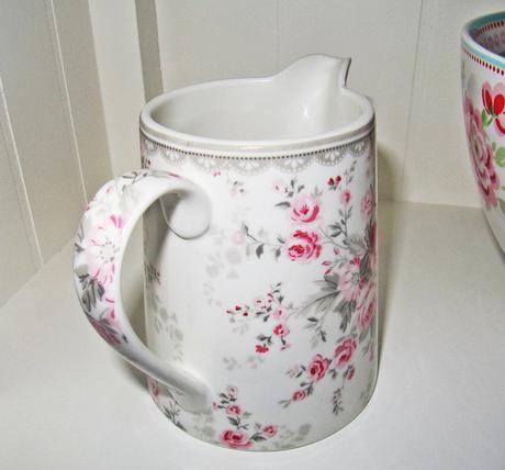 Green gate džbán ruže, porcelán, 