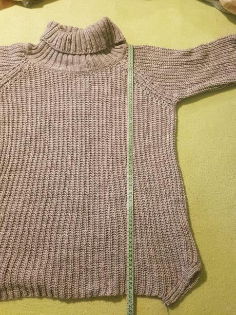 Pletený pulóver oversize,