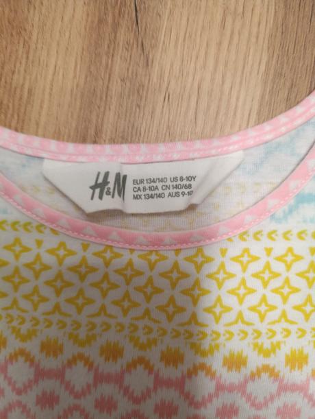 Letne bavlnené šaty, h&m,134