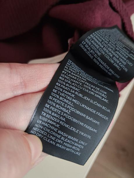 Svetrík burgundy h&m v.146/152, h&m,146