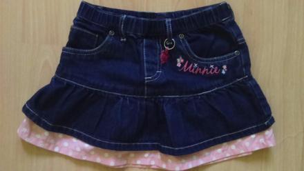 Rifľová suknička minnie, disney,110