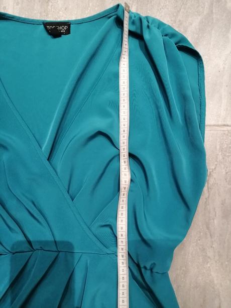 Ľahké tyrkysové šaty topshop, v40, topshop,40