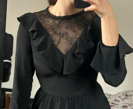 Čierne šaty h&m, h&m,s