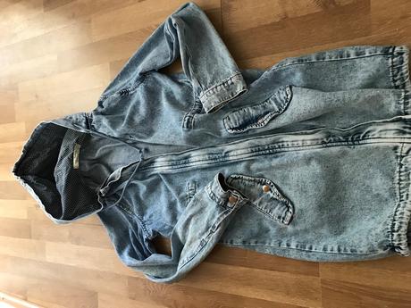 Džínsová parka andzela, xs