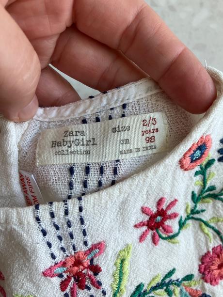 Vyšívaný top zara, zara,98