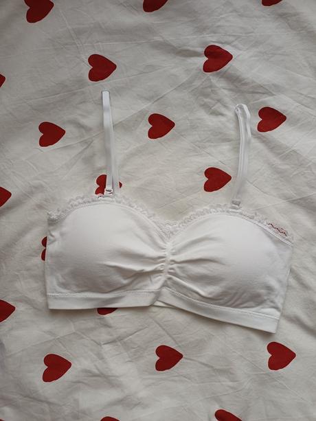 2ks podprsenka bez kostíc,biela a lilac, primark,l