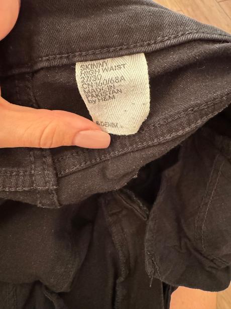 H&m čierne rifle, h&m,s