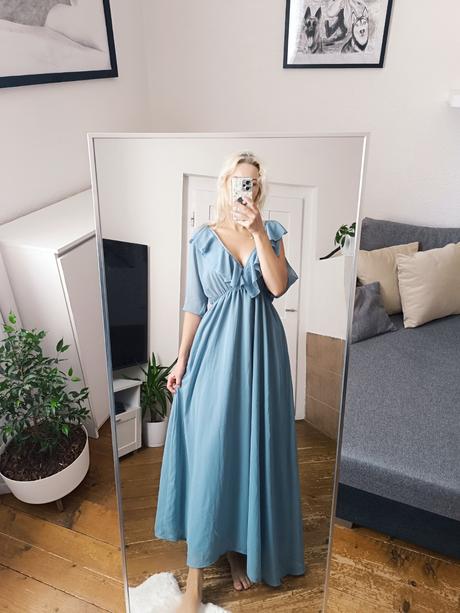 Krásne volné dlhé šaty, 38