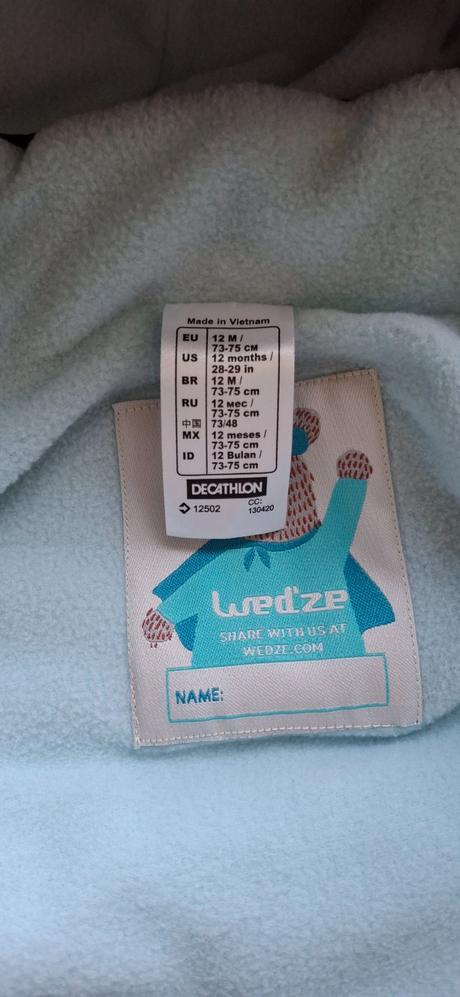 Zimná kombinéza 74, wedze,74