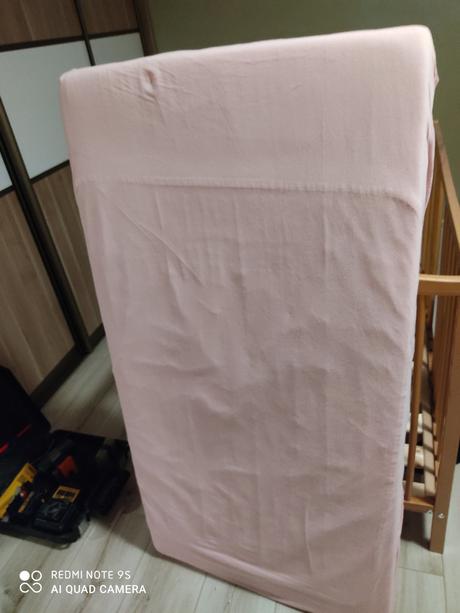 Postieľka drevená 120x60 + matrac, 60,120