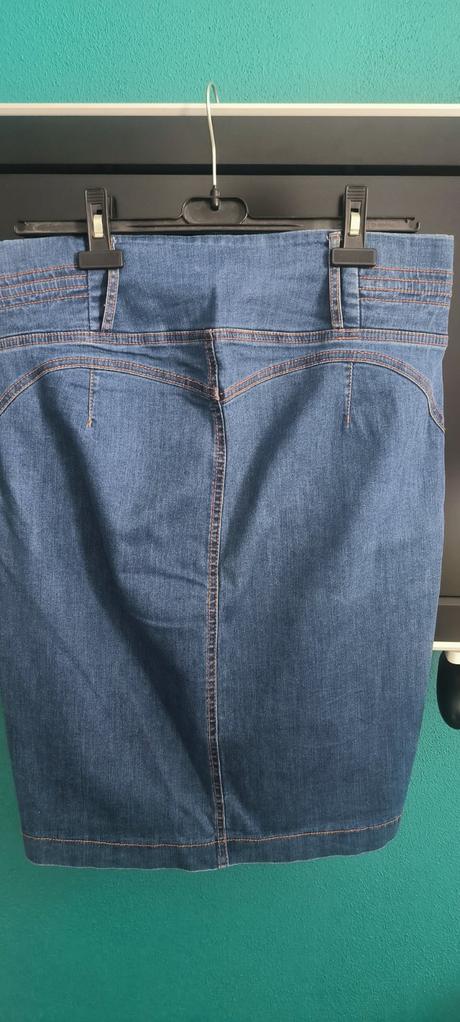 Elastická riflová sukňa, 44