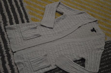 Trblietavý sveter, h&m,s