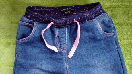 Riflové nohavice, denim co,92