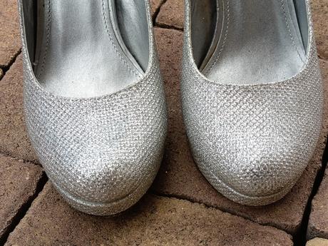 Strieborné lodičky, 1xobuté, 36