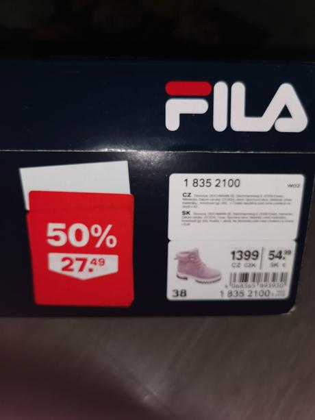Zimné topánky fila 38, fila,38