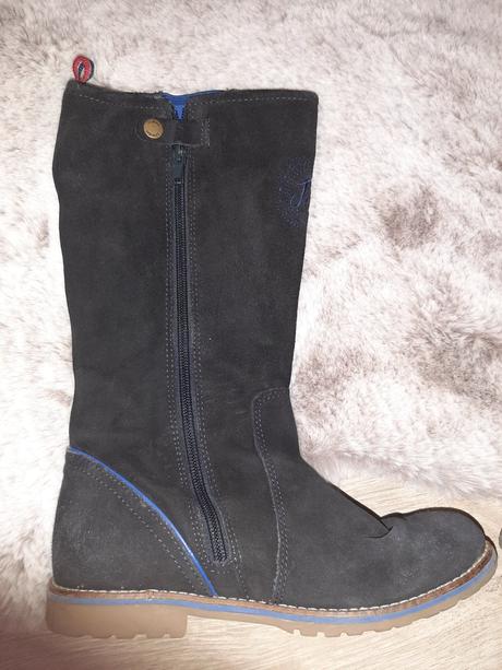 Kožené čižmy tommy hilfiger, tommy hilfiger,35