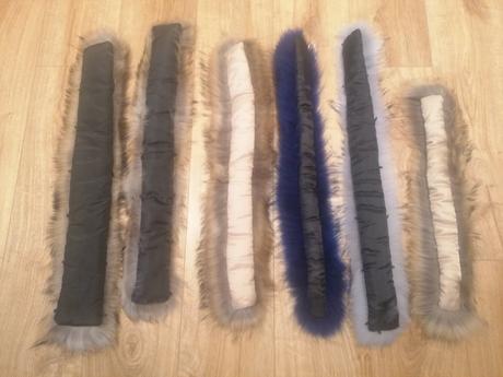 Živé kožušiny na bundu, 