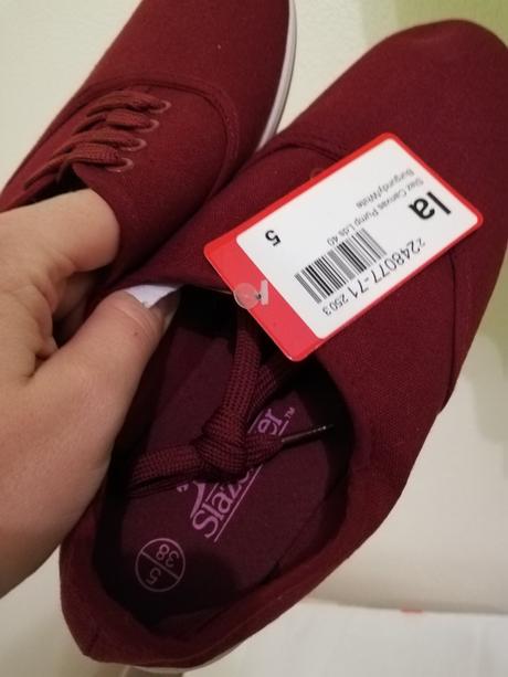 Bordove topánočky, slazenger,22