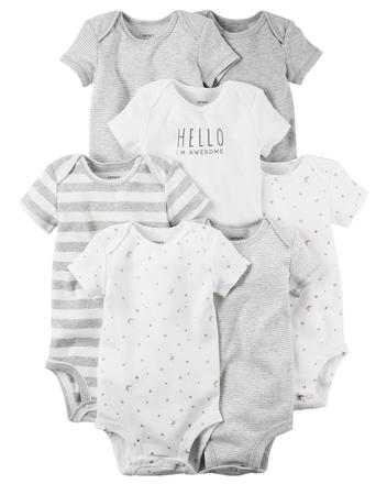 7 balenie body carter's usa, carter's,56 / 62 / 74 / 80 / 86