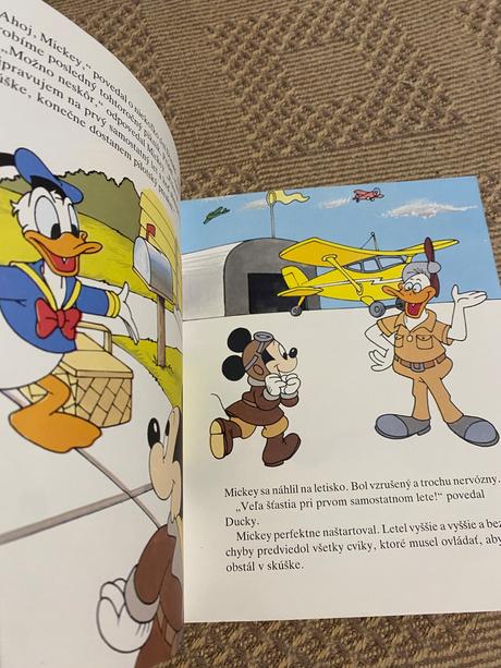 Zberateľská kniha walt disney mickey mouse v oblak, 