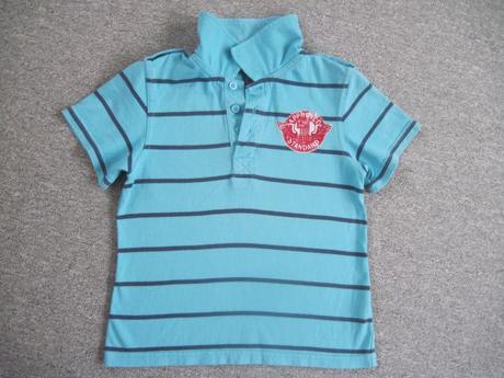 Tyrkysová polokošeľa - polotričko č.98/104, h&m,98