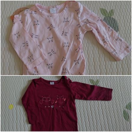 Tričká dopodopo 56 spolu 5 eur, takko,56