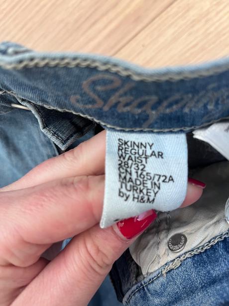 Jeansy tvarujuce, h&m,m