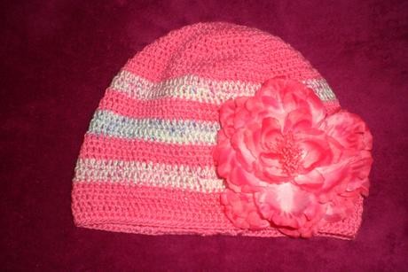 Nové detské čiapočky s kvetom , 116