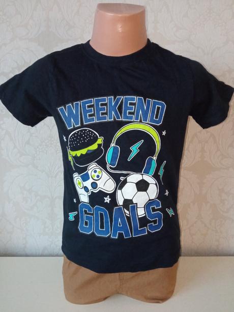 Chlapčenské tričko s potlačou a nápismi (6-7r.), kids,116