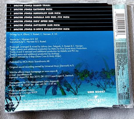Cd aqua - doctor jones,
