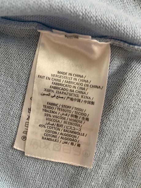 Kardigan svetlomodrý, gant,s