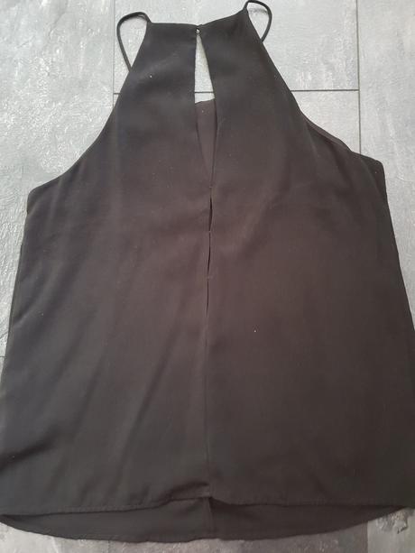 Zara cierny top, zara,s