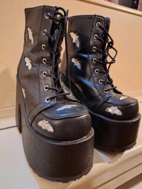 Topánky gotické demonia veľ 37, 37