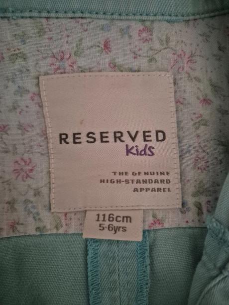 Riflová bundička, reserved,116