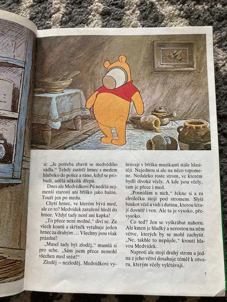 Medvídek pú pinocchio sněhurka walt disney (1991), 