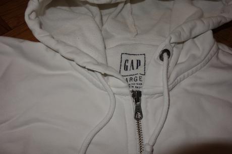 Biela mikina gap, gap,l