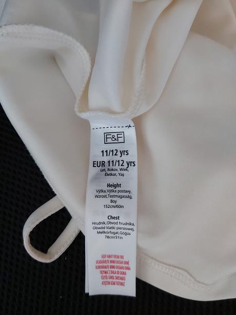 Tričko na ramienka, f&f,152