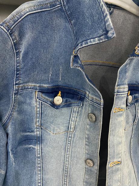 Dievčenská riflová bunda velk.134, 134