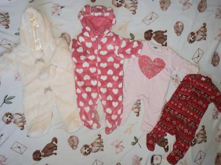 Balík 4 teplých overalov, 50–62