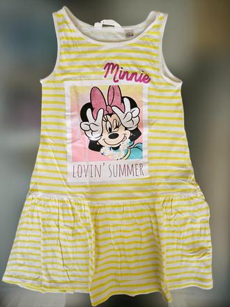 Šaty minnie 122/128, h&m,122
