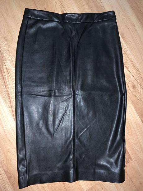 Koženkova midi sukňa, reserved,34