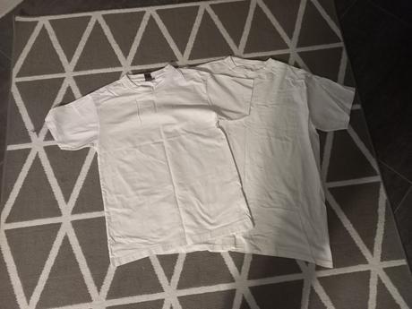 Biele pracovne tricka, m