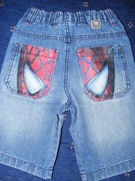 Rifľové kraťasy - bermudy spiderman, bhs,110