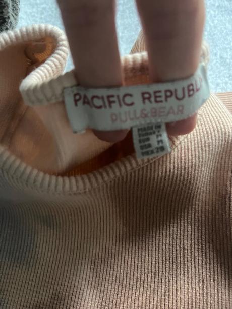 Batikovane tričko, pull&bear,xs