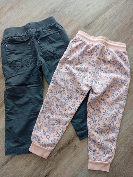 Zateplené nohavice plus tepláky, dopodopo,98