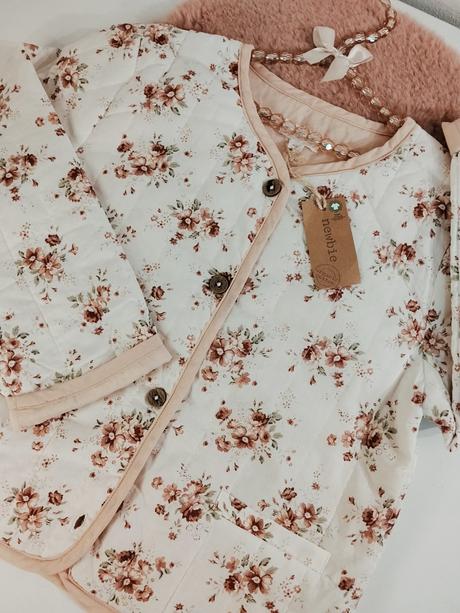 Newbie prešívaná bundička s kvetinovým vzorom, newbie,122 / 128