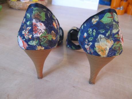 Dámske letné sandále/lodičky, opätok 8cm, 41, 41